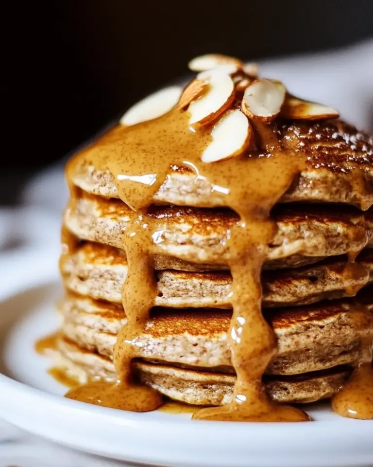 Easy Grain-Free Almond Butter Protein Pancakes (Keto, Paleo) photo