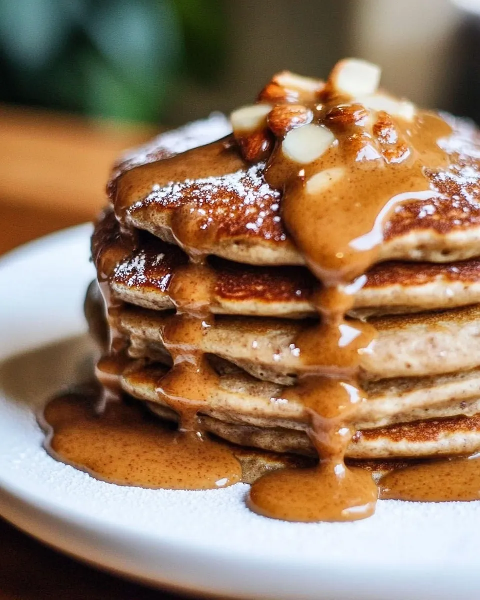 Delicious Grain-Free Almond Butter Protein Pancakes (Keto, Paleo) image