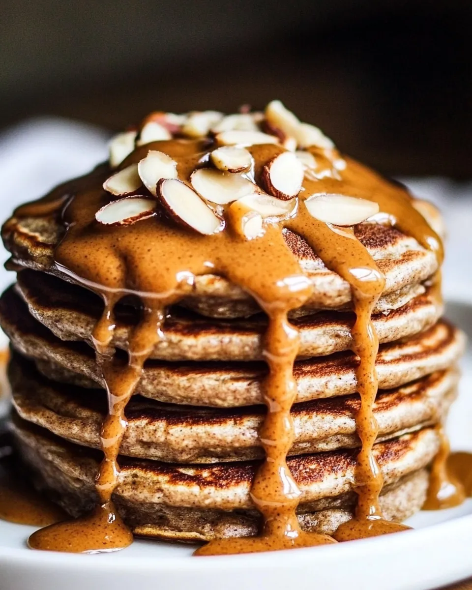 Healthy Grain-Free Almond Butter Protein Pancakes (Keto, Paleo) recipe photo