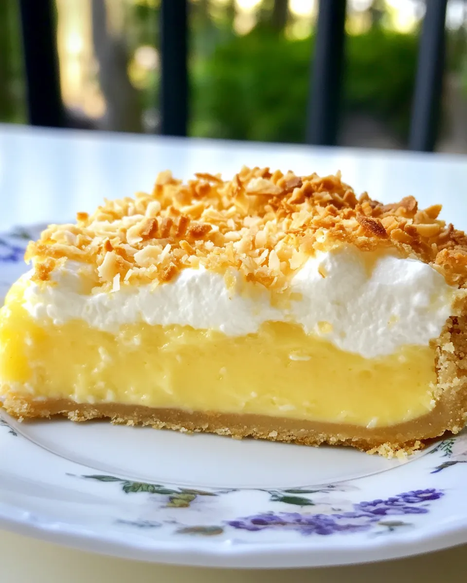 Easy Grandmas Coconut Cream Pie recipe photo