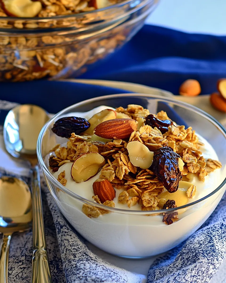 Easy Granola Recipe With Nuts and Coconut shot