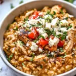 Homemade Greek Chicken Risotto photo