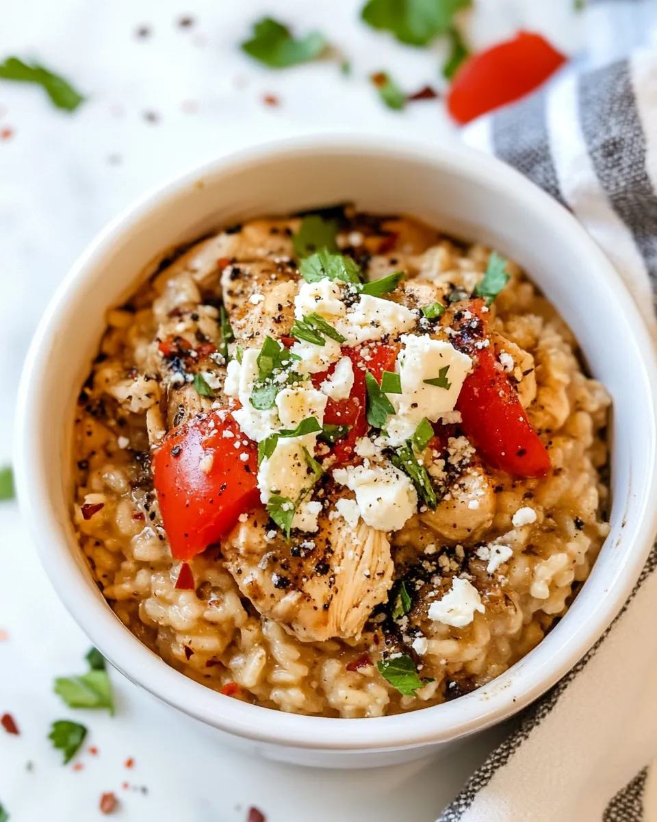 Classic Greek Chicken Risotto image
