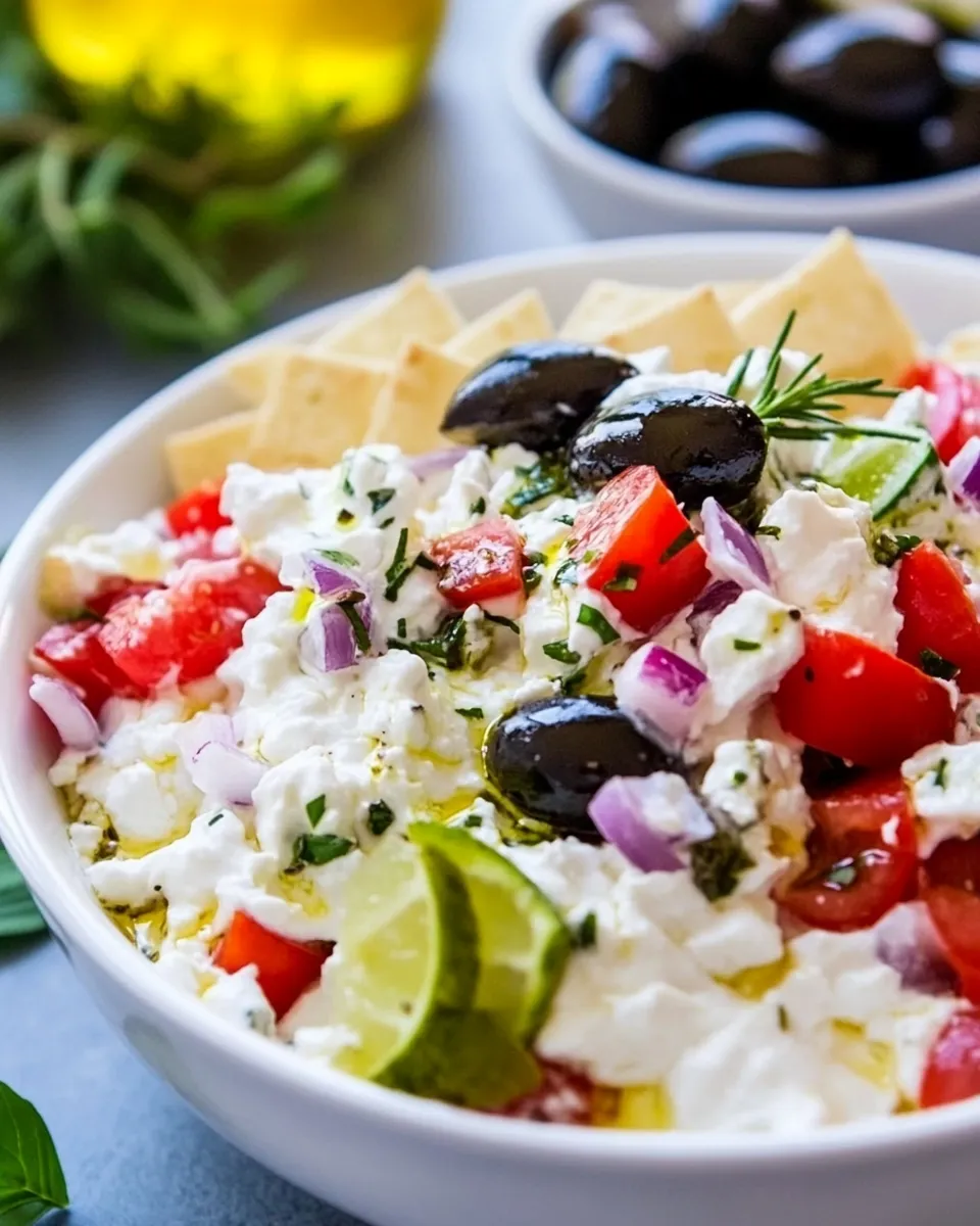 Quick Greek Dip shot