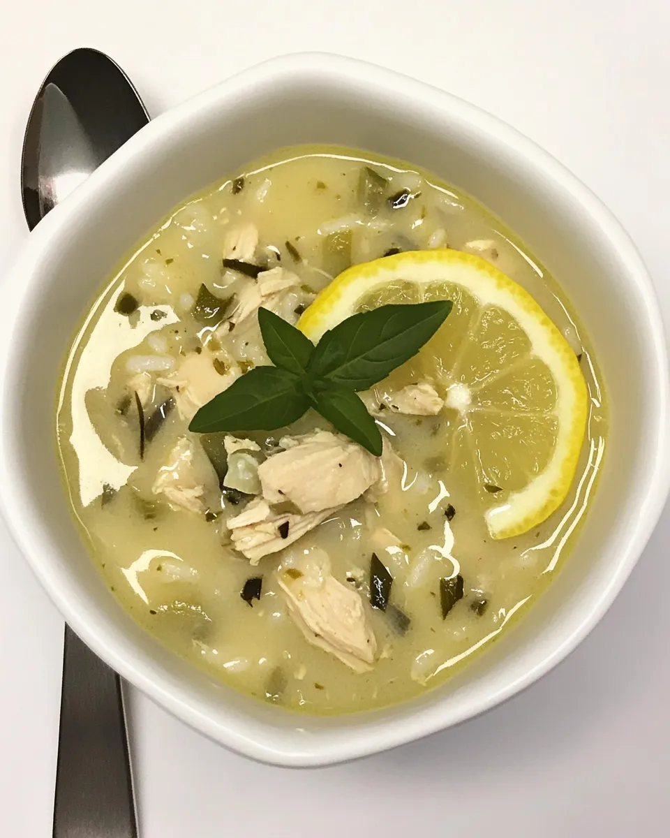 Easy Greek Lemon Chicken Rice Soup (Two Ways) recipe photo