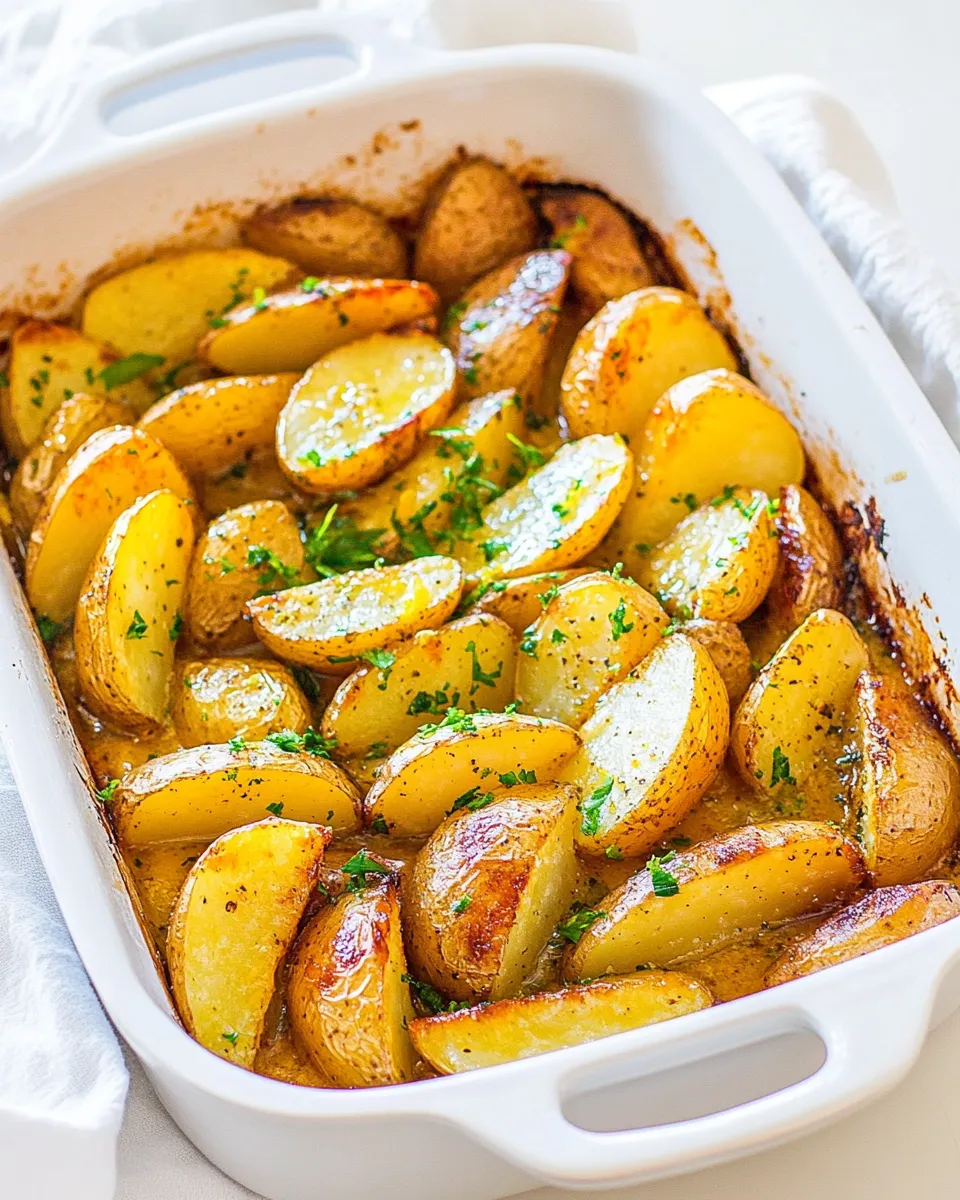 Classic Greek Lemon Potatoes Recipe image