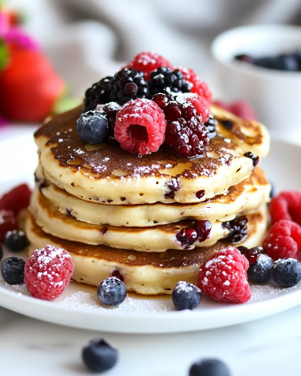 Homemade Greek Yogurt Pancakes photo