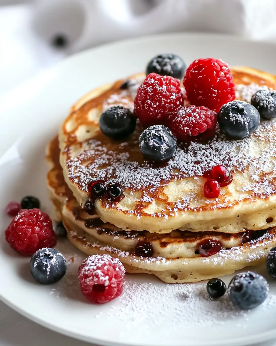 Easy Greek Yogurt Pancakes recipe photo