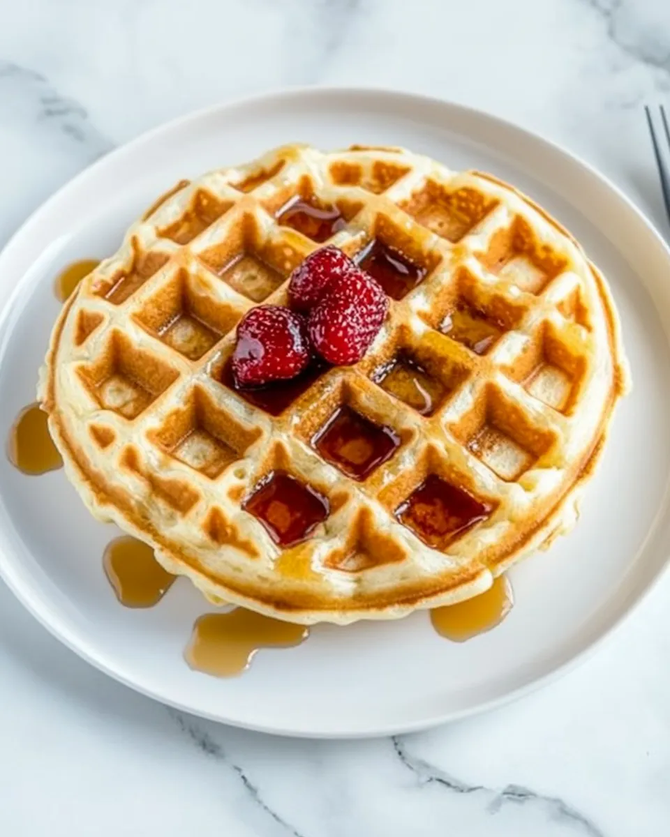 Classic Greek Yogurt Waffles image