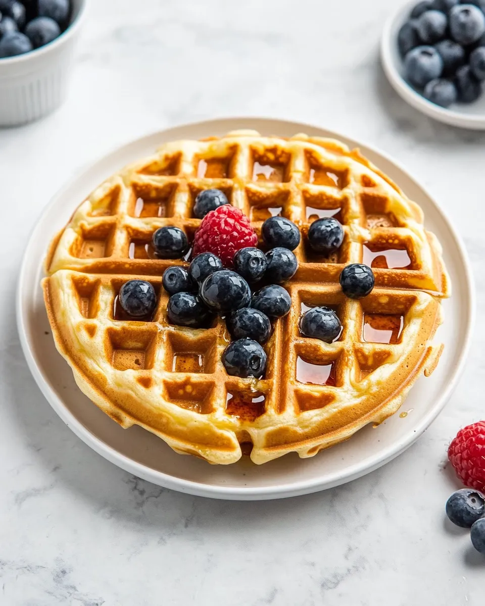 Easy Greek Yogurt Waffles recipe photo