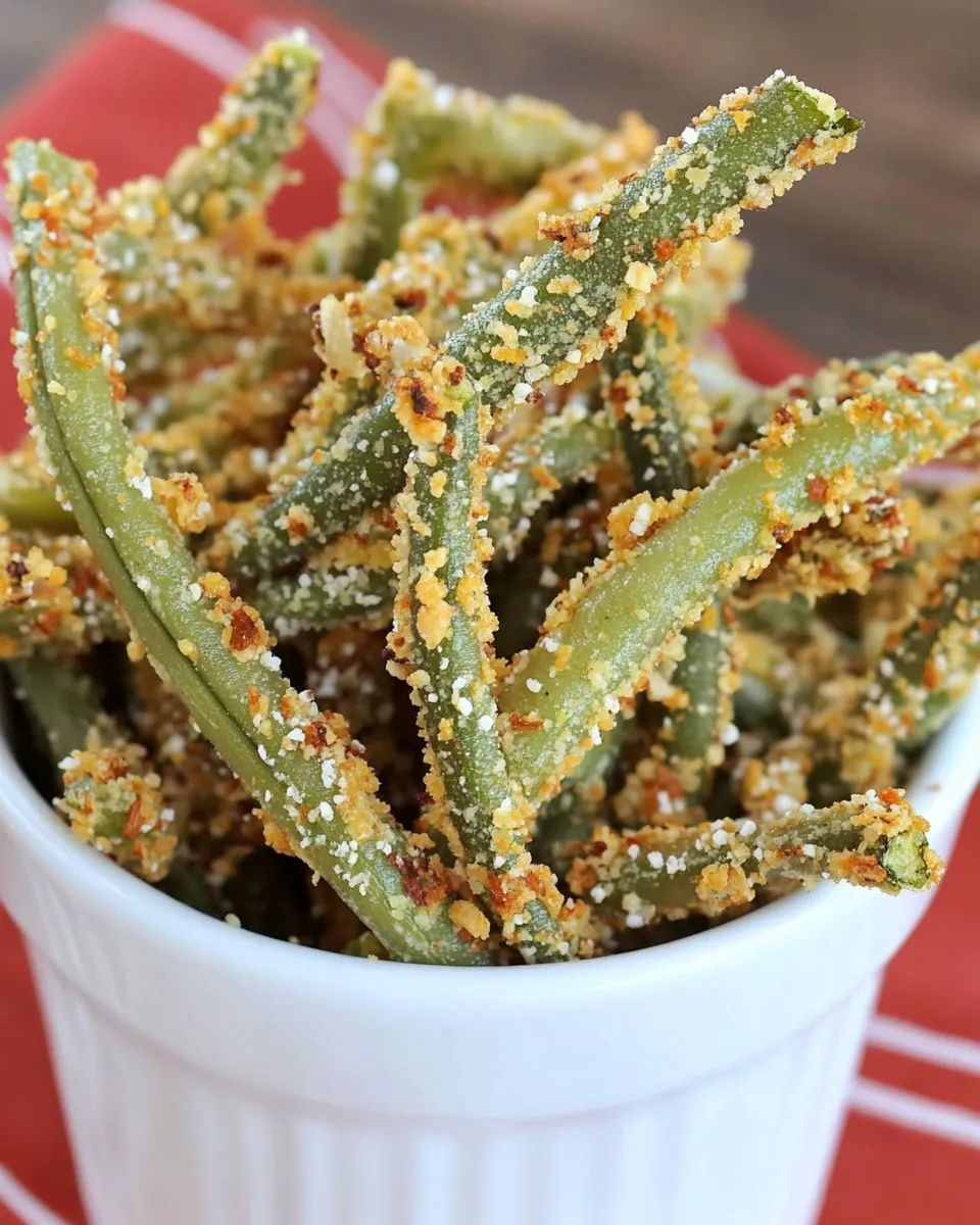 Healthy Green Bean Fries recipe photo