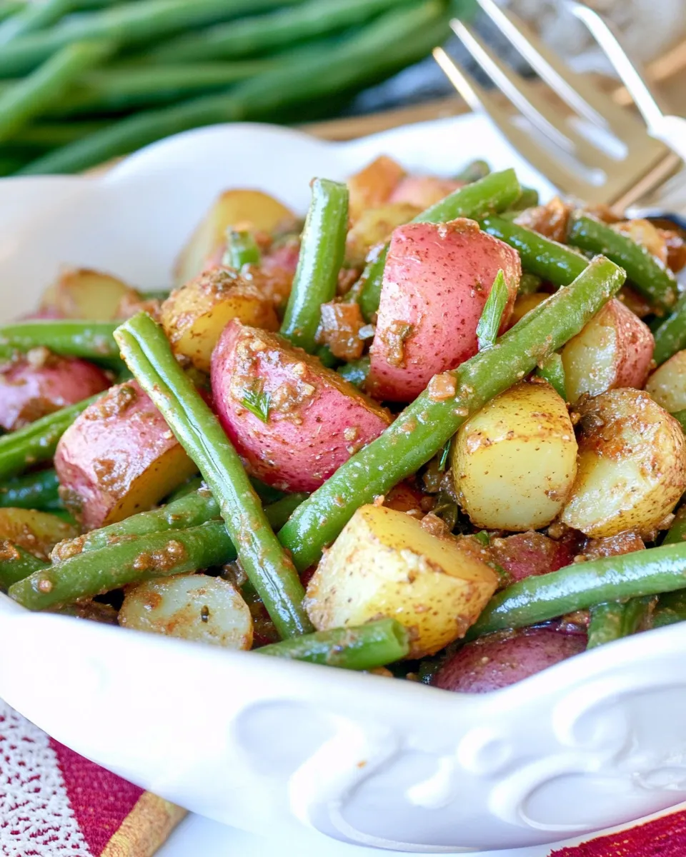 Easy Green Bean Potato Salad With Balsamic-Dijon Dressing photo