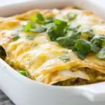 Homemade Green Chicken Enchiladas Recipe photo