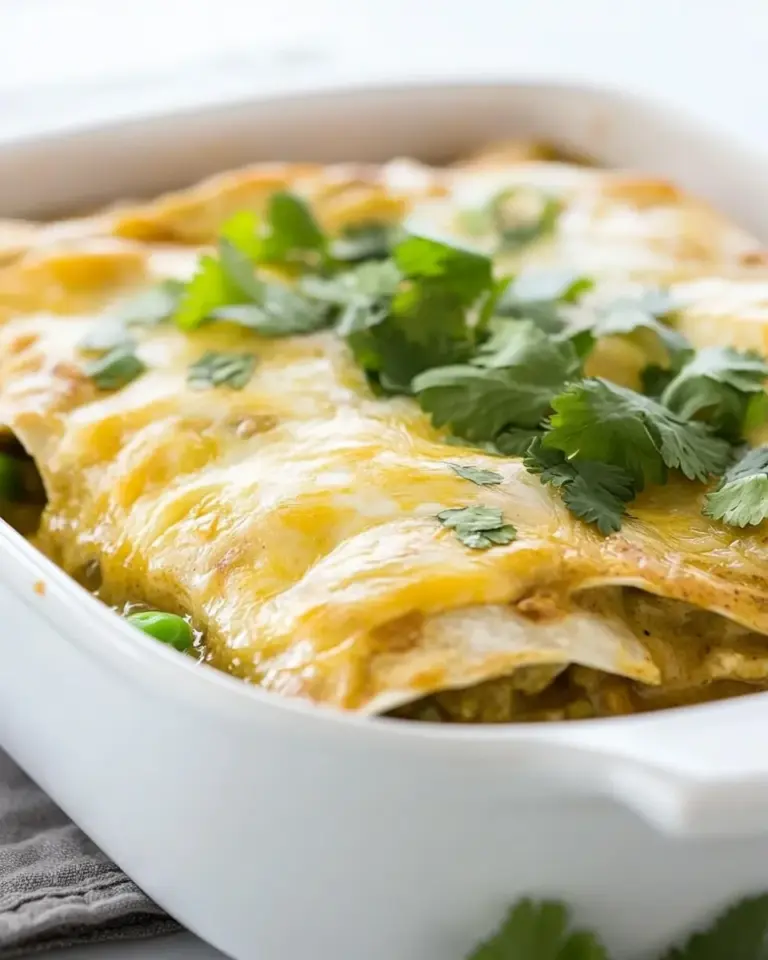 Homemade Green Chicken Enchiladas Recipe photo