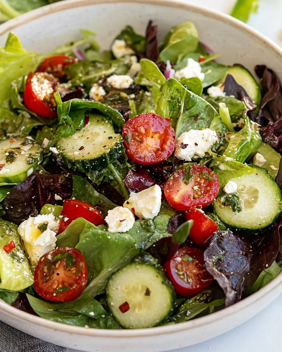 Homemade Green Salad photo