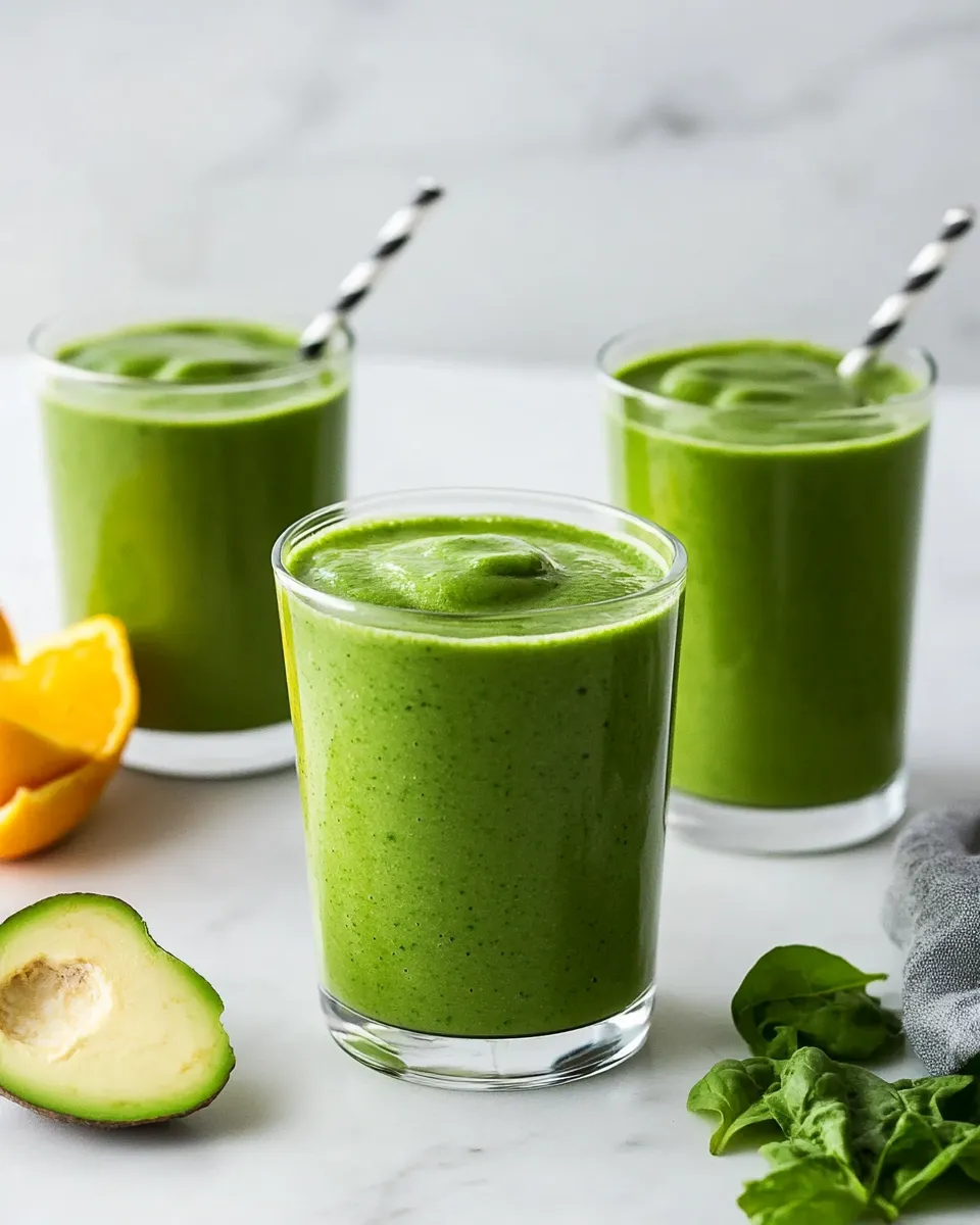 Quick Green Smoothie shot
