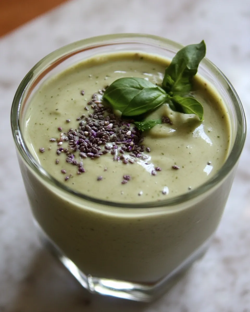 Homemade Green Superfood Smoothie photo