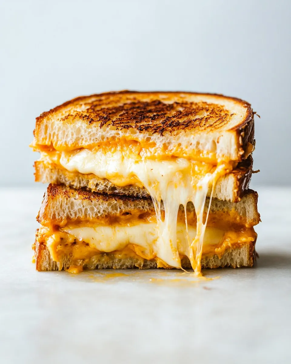 Delicious Grilled Cheese Sandwich Recipe dish photo