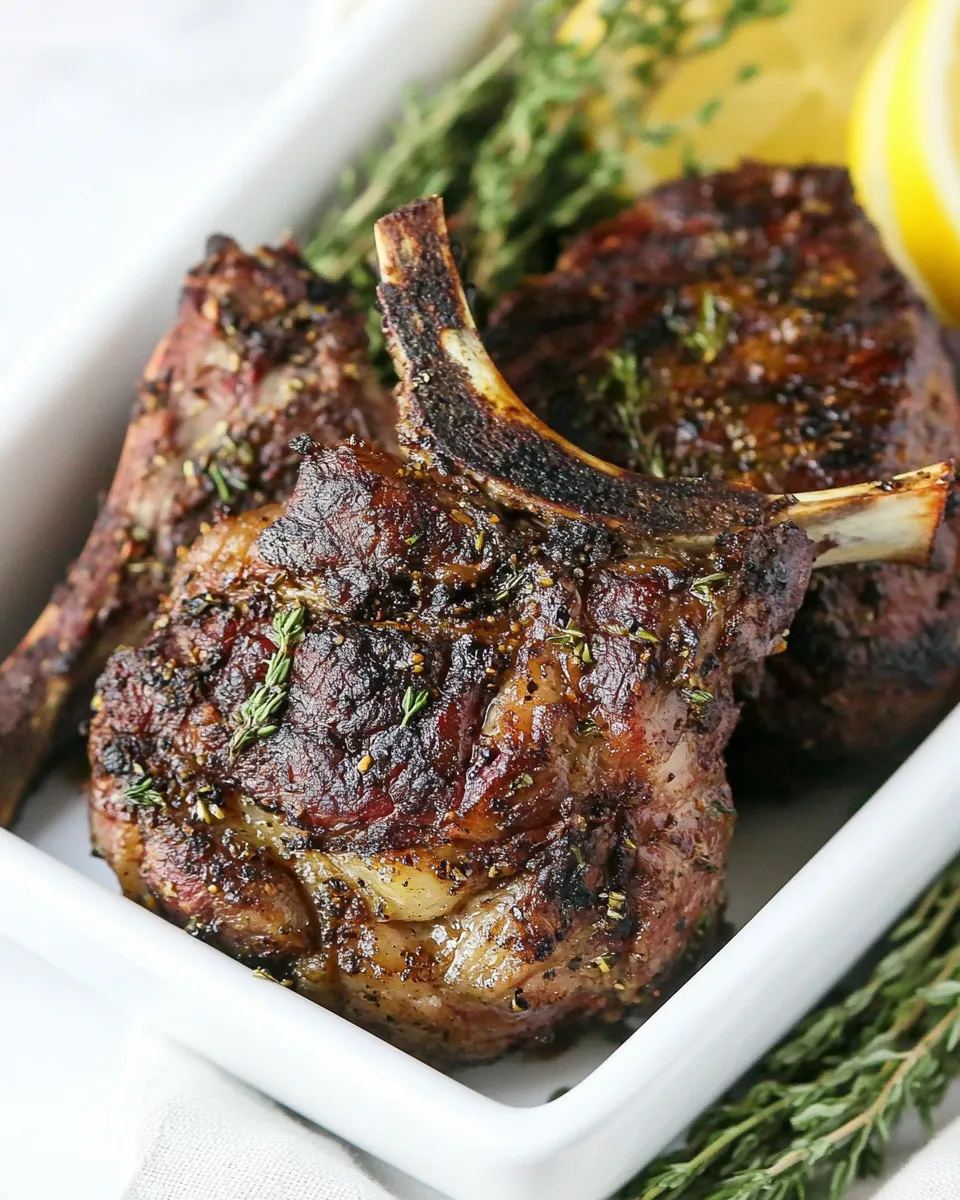 Classic Grilled Marinated Lamb image