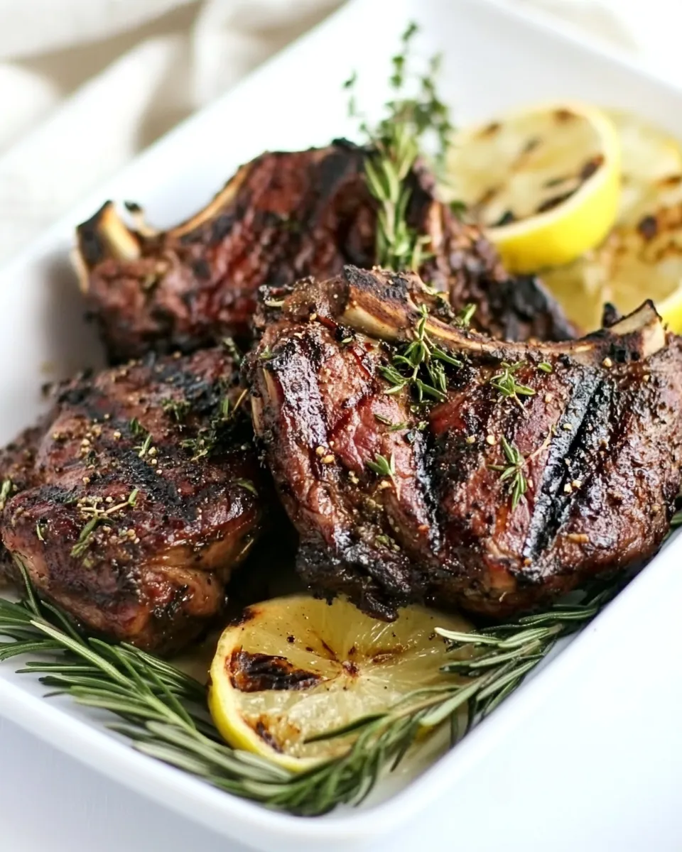 Easy Grilled Marinated Lamb recipe photo