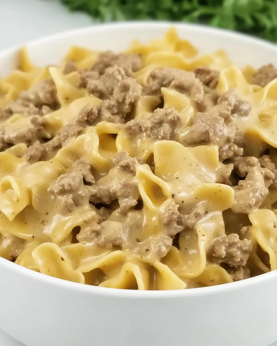 Delicious Ground Beef Stroganoff(One Pot!) image