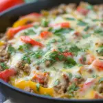 Homemade Ground Beef Stuffed Pepper Skillet photo