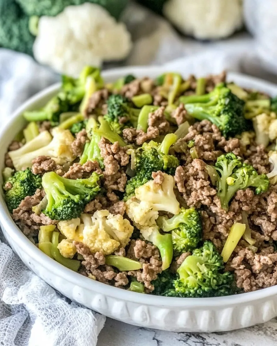 Delicious Ground Beef and Broccoli Stir Fry image