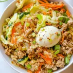 Homemade Ground Turkey Egg Roll in a Bowl photo