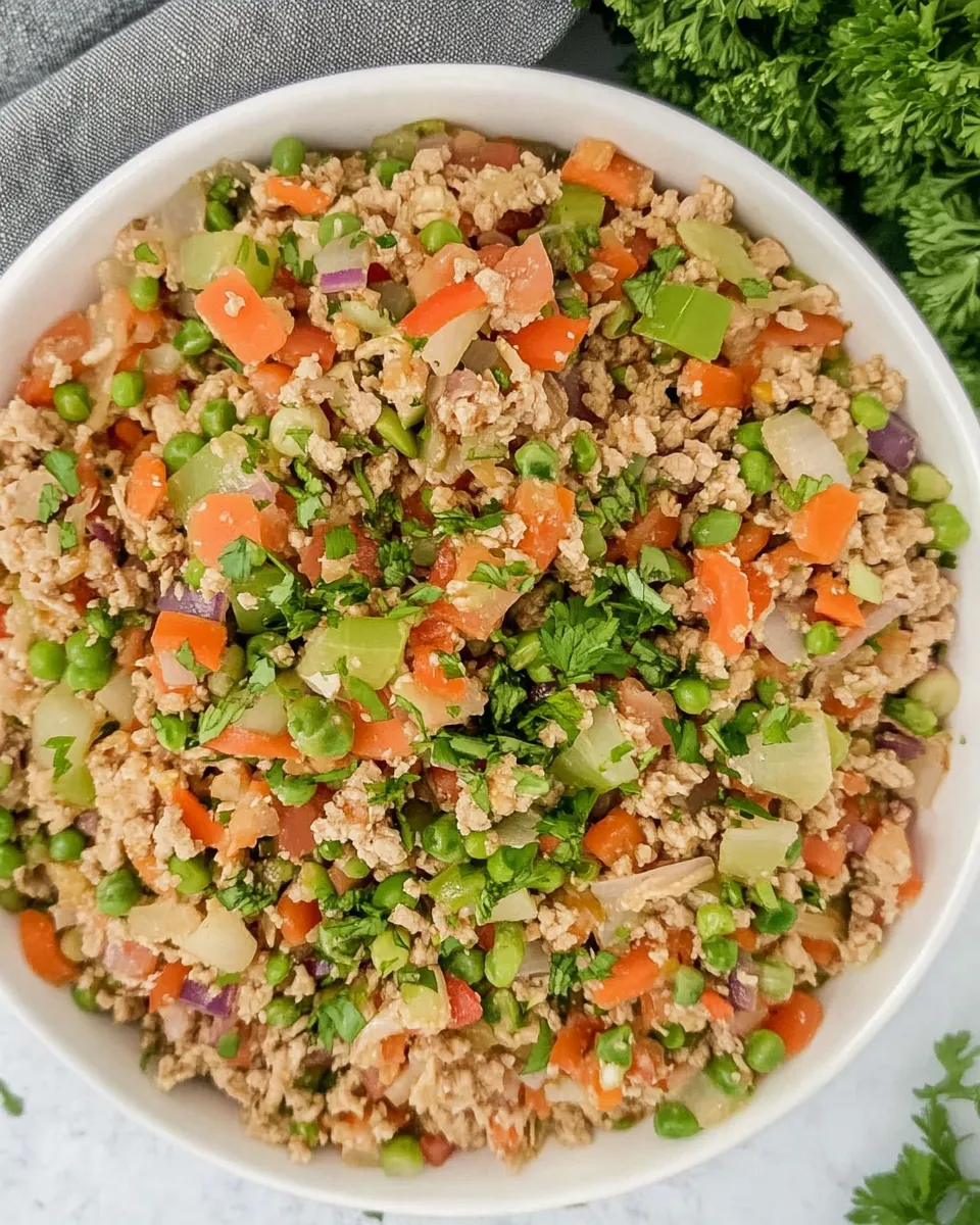 Healthy Ground Turkey Stir Fry shot