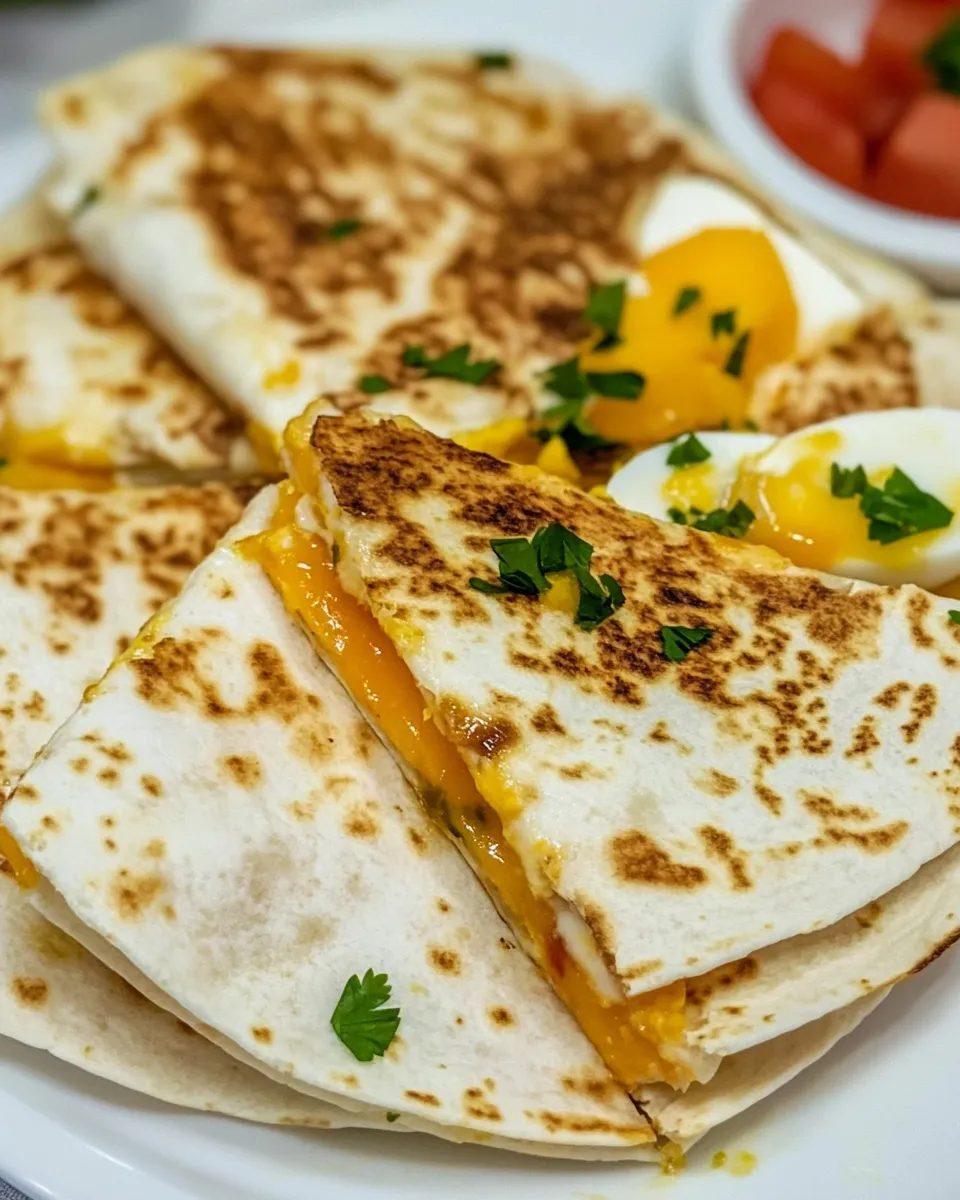 Classic Hard-Boiled Egg Quesadillas image