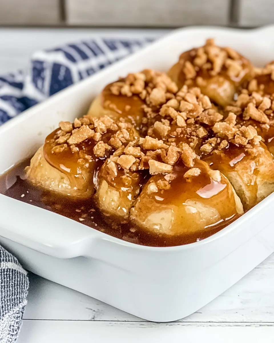Easy Hawaiian Roll Sticky Buns recipe photo