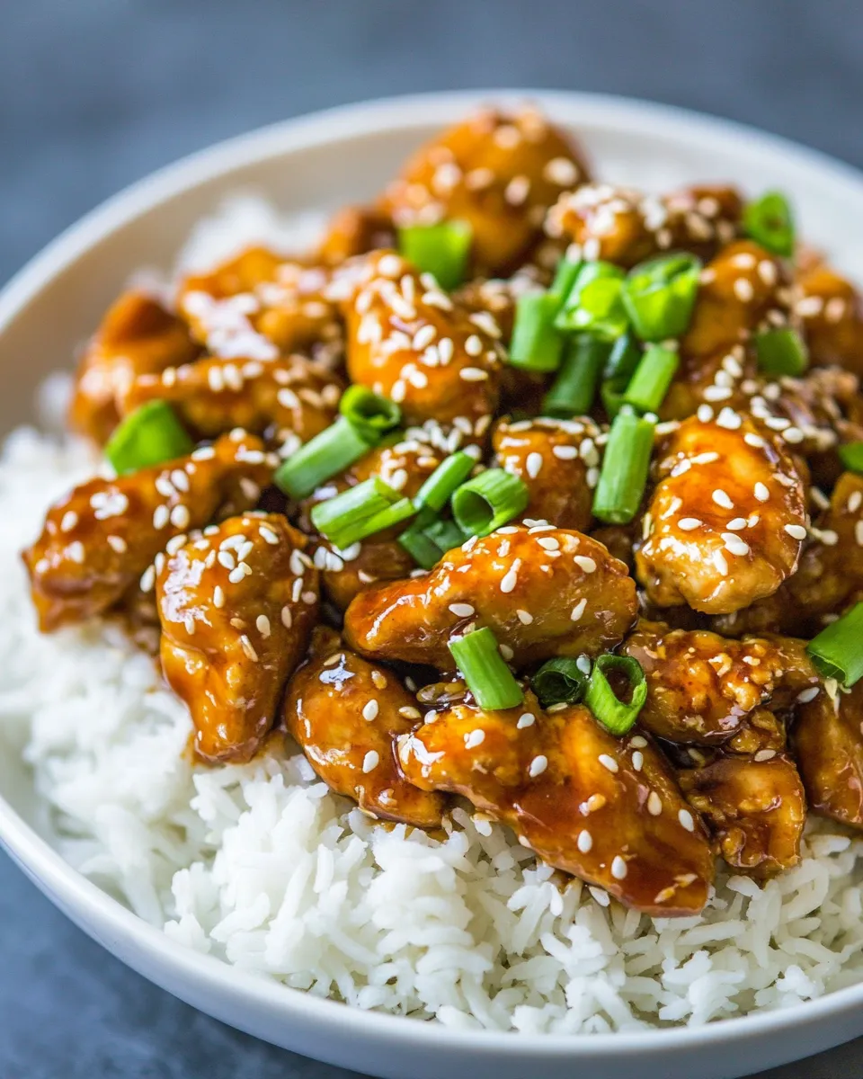 Homemade Healthier 20 Minute Sesame Chicken photo