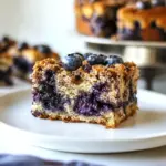 Homemade Healthy Blueberry Coffee Cake photo