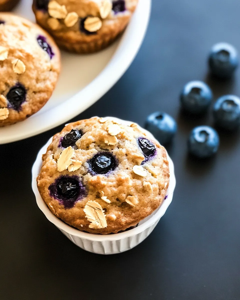 Homemade Healthy Blueberry Muffins photo