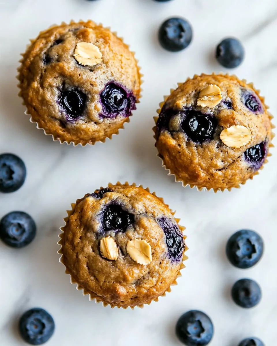 Easy Healthy Blueberry Muffins recipe photo