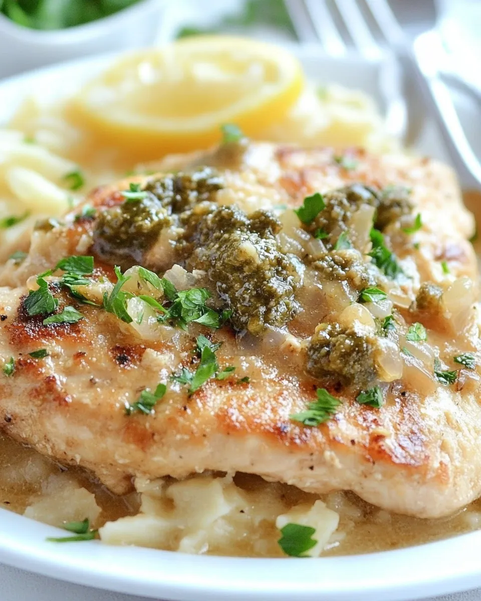 Easy Healthy Chicken Piccata recipe photo