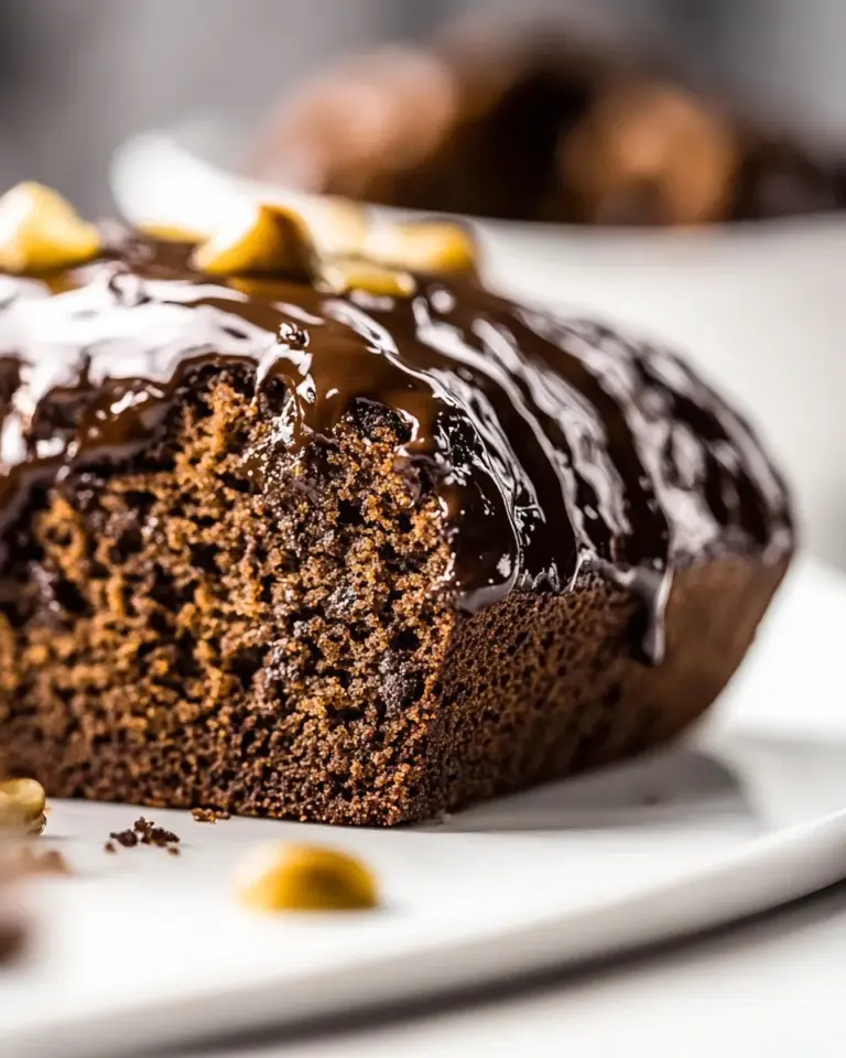 Homemade Healthy Chocolate Banana Bread photo