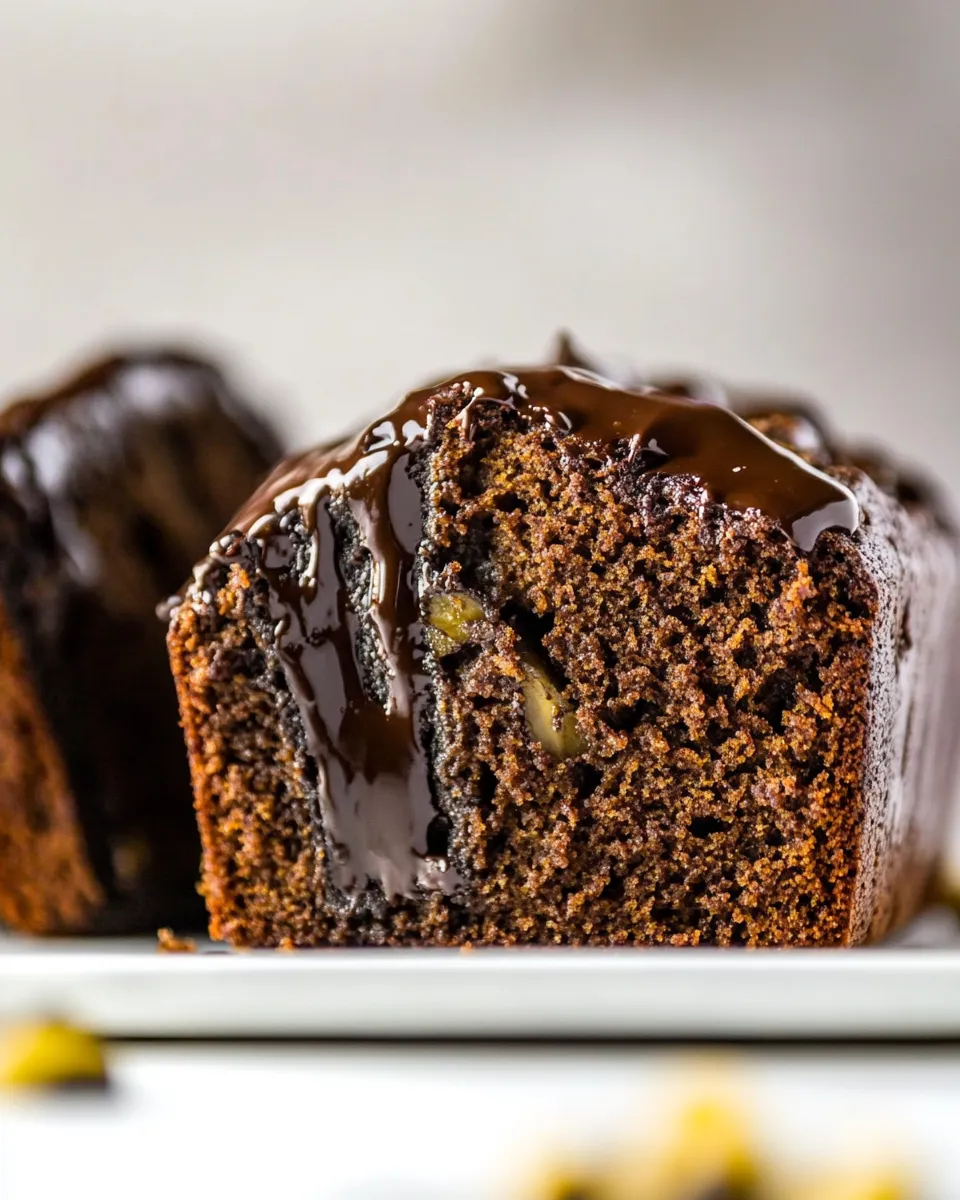 Classic Healthy Chocolate Banana Bread image