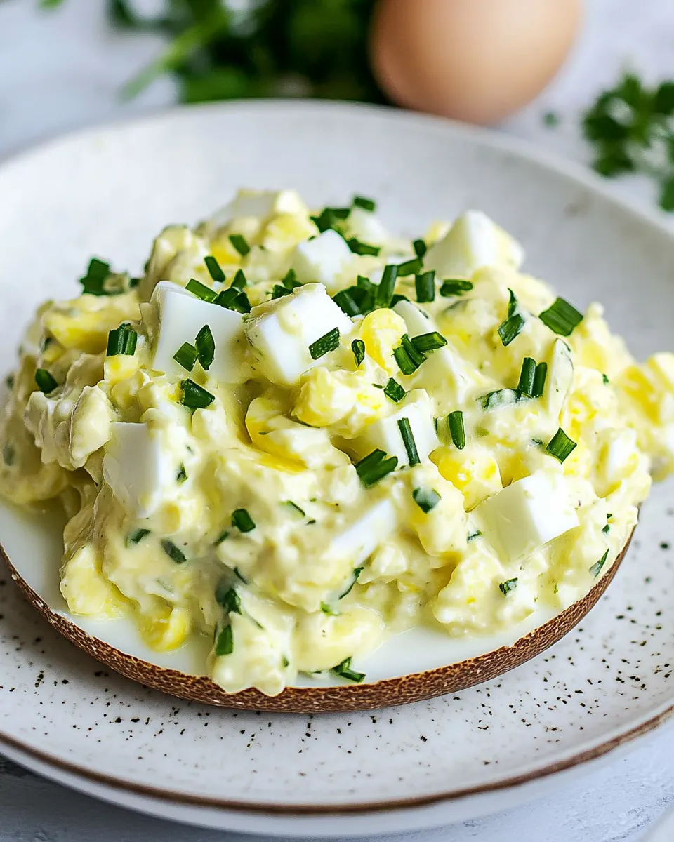 Easy Healthy Egg Salad recipe photo