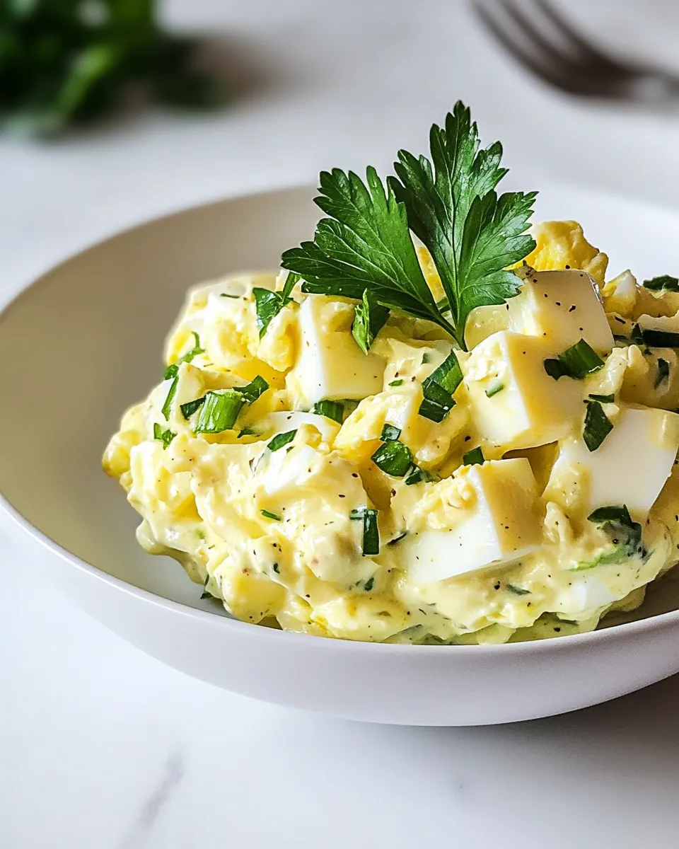 Delicious Healthy Egg Salad shot