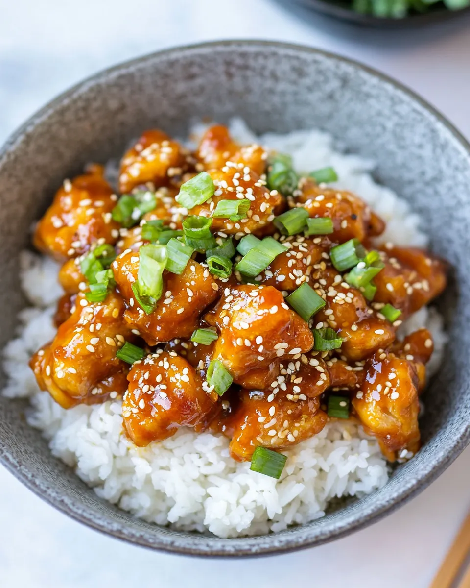Homemade Healthy General Tsos Chicken (Paleo) photo