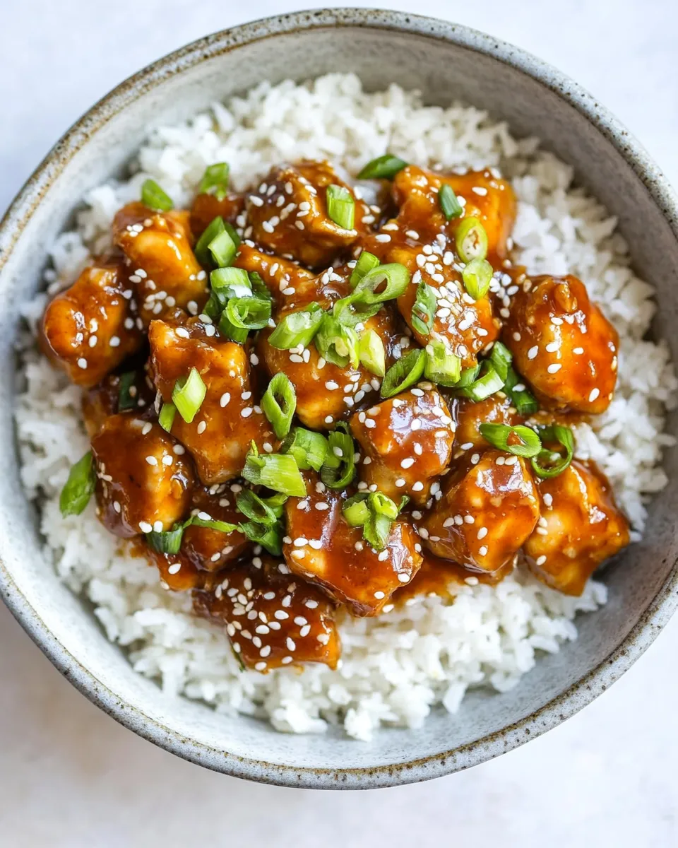 Delicious Healthy General Tsos Chicken (Paleo) image