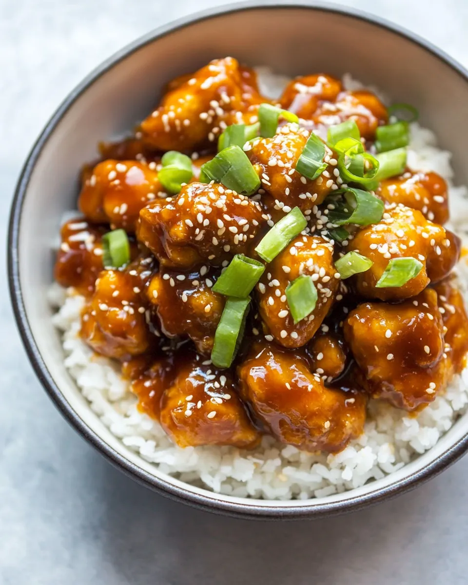 Quick Healthy General Tsos Chicken (Paleo) recipe photo