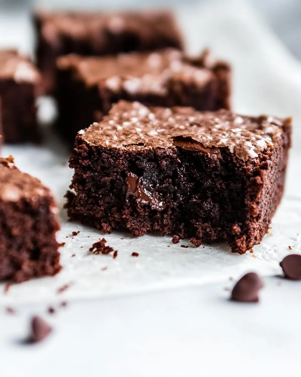 Homemade Healthy Greek Yogurt Brownies photo