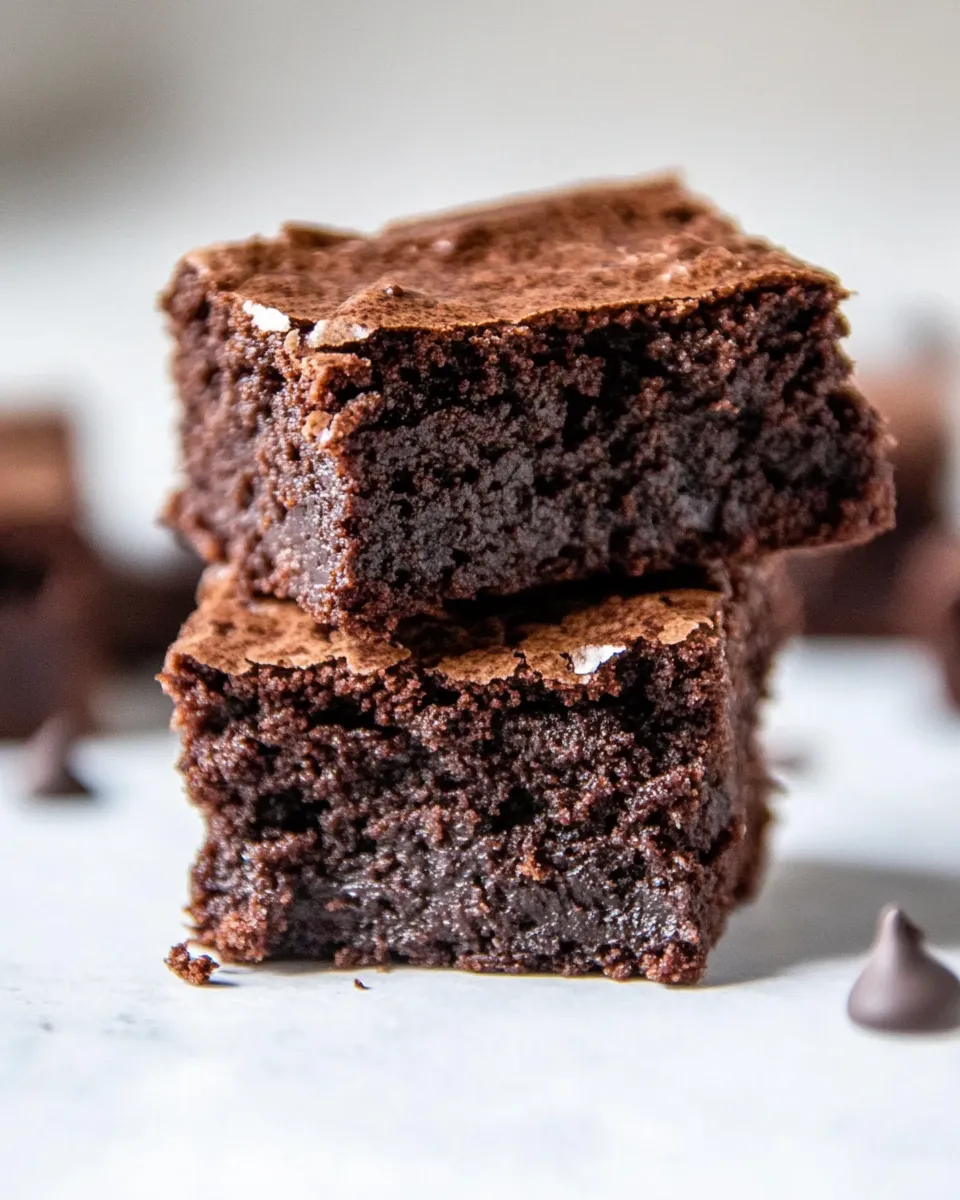 Easy Healthy Greek Yogurt Brownies recipe photo