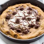 Homemade Healthy Peanut Butter Skillet Cookie photo