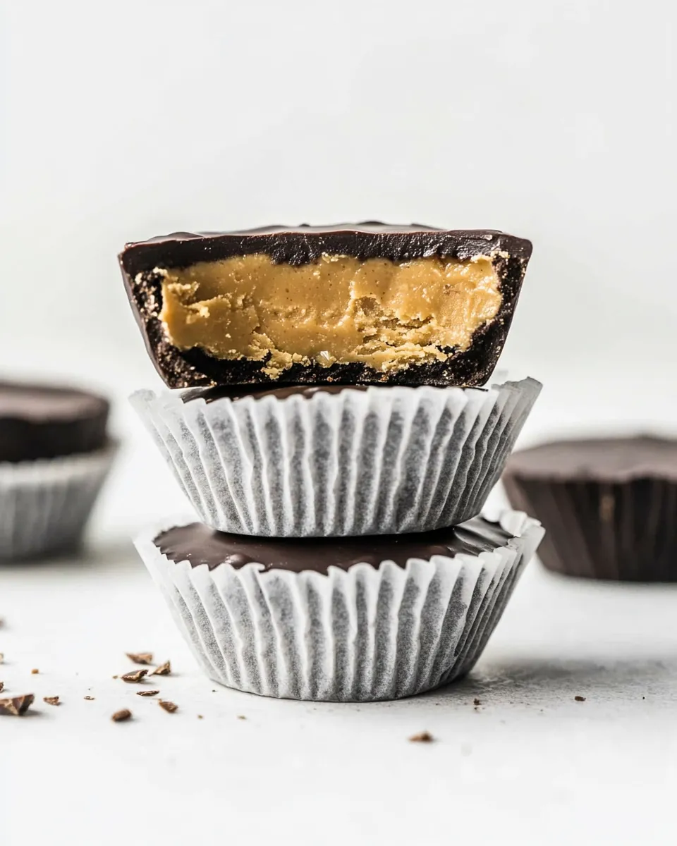 Easy Healthy Protein Peanut Butter Cups recipe photo