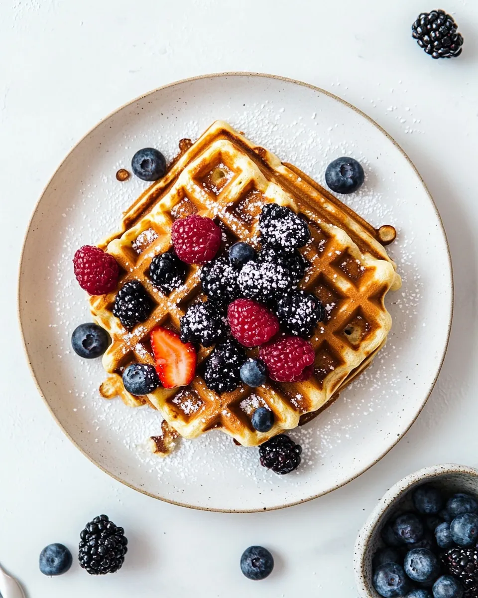 Classic Healthy Waffle Recipe image