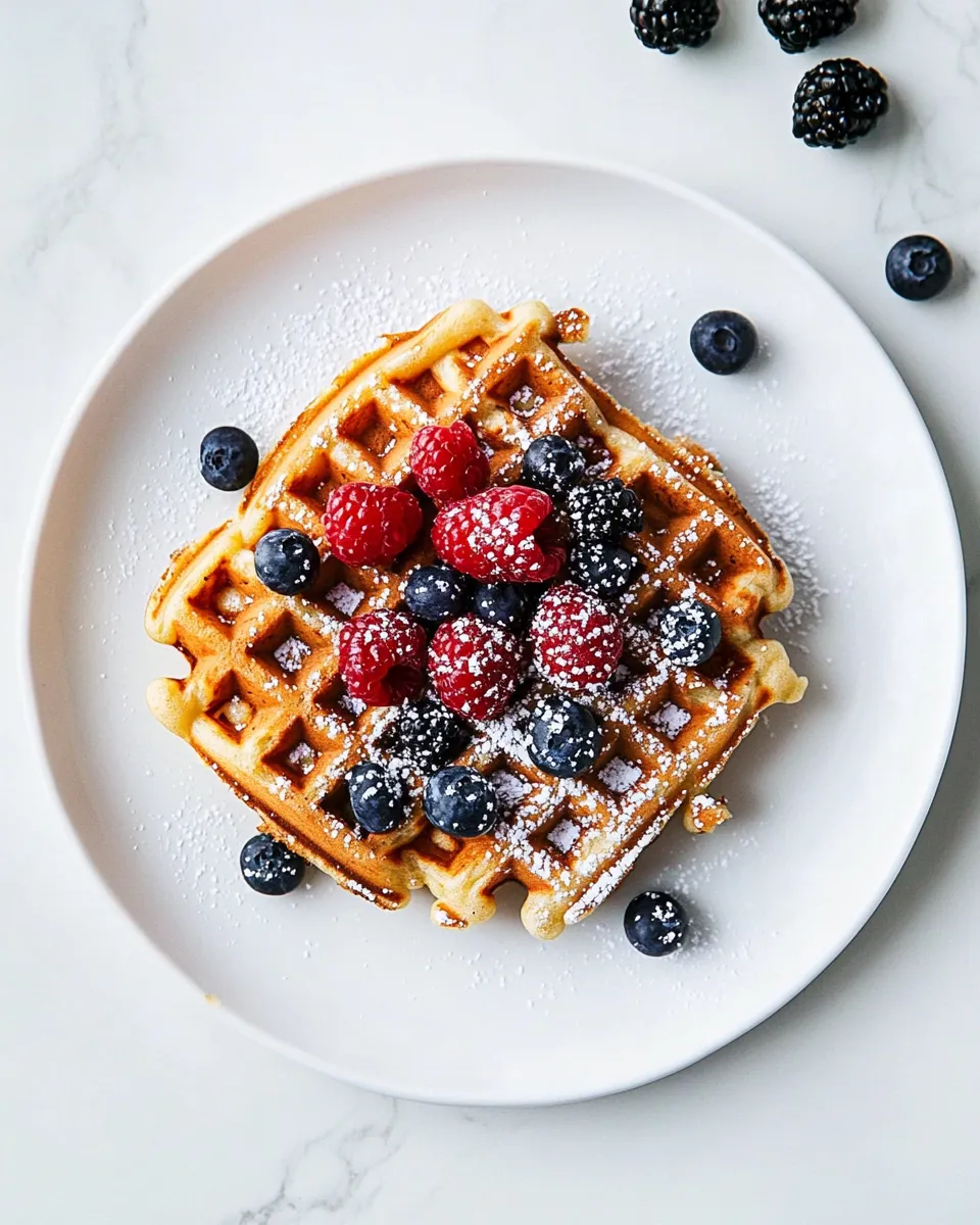 Easy Healthy Waffle Recipe picture