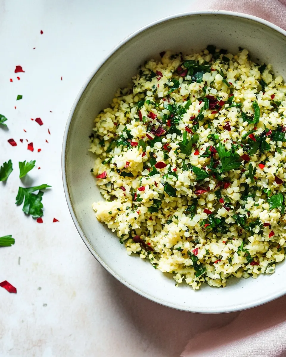 Easy Herbed Cauliflower Rice Recipe photo